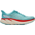 Women's Hoka One One Clifton 8, Aquarelle/Eggshell Blue, 9.5 B Medium