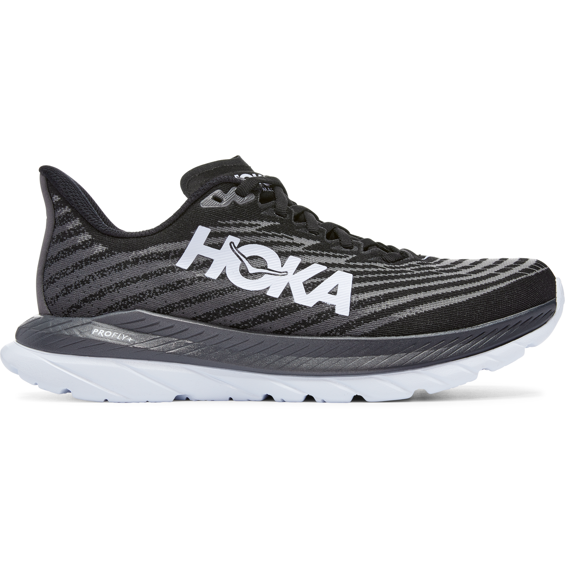 Women's Hoka One One Mach 5, Black/Castlerock, 11 B Medium