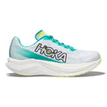 Women's Hoka One One Mach X, White/Blue Glass, 9 B Medium