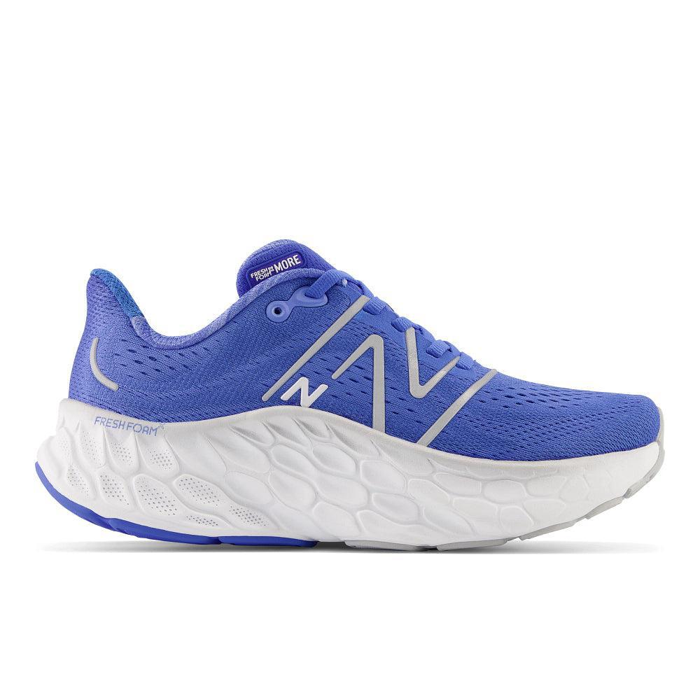 Women's New Balance Fresh Foam X More v4, Bright Lapis, 8.5 B Medium