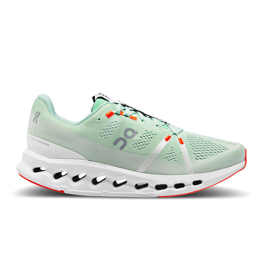 Women's On Cloudsurfer, Creek/White, 7.5 B Medium