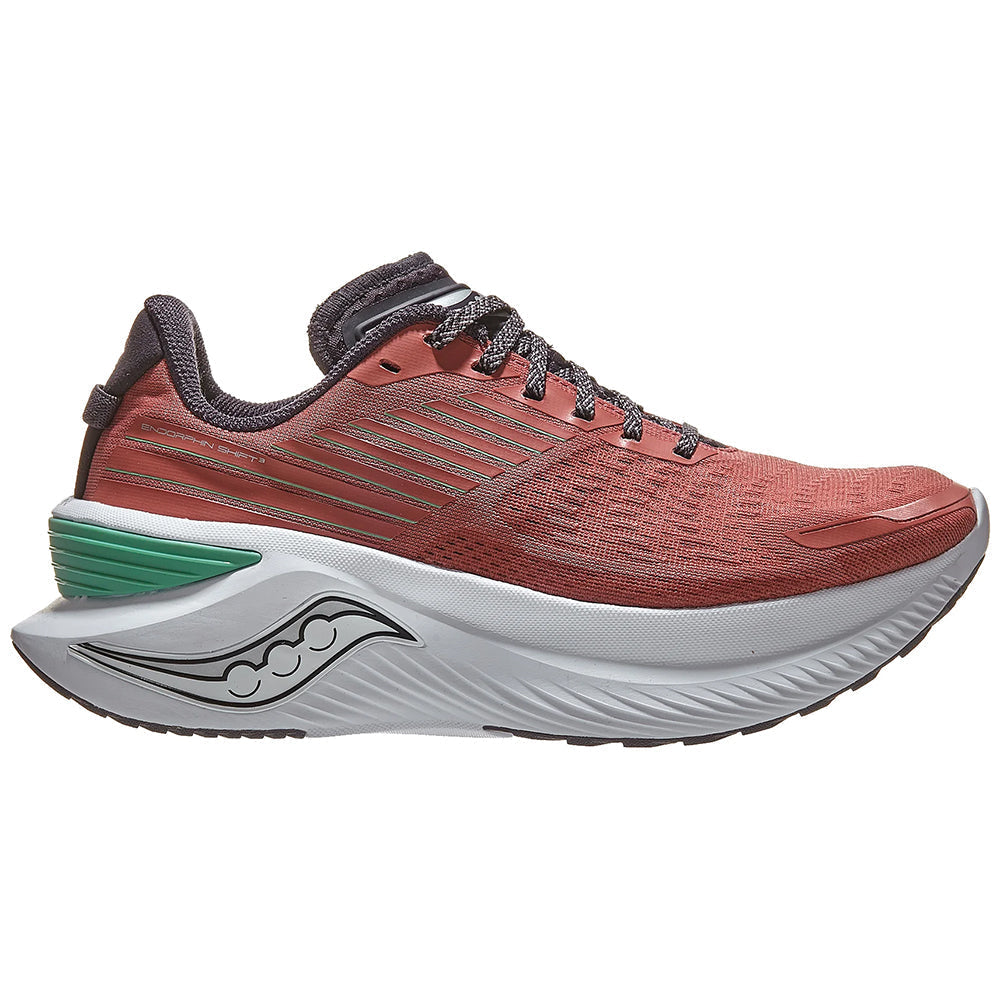Women's Saucony Endorphin Shift 3, Soot/Basalt, 9.5 B Medium