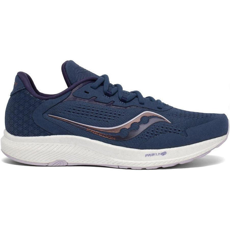 Women's Saucony Freedom 4, Storm/Lilac, 7.5 B Medium