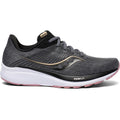 Women's Saucony Guide 14, Charcoal/Rose, 7.5 D Wide