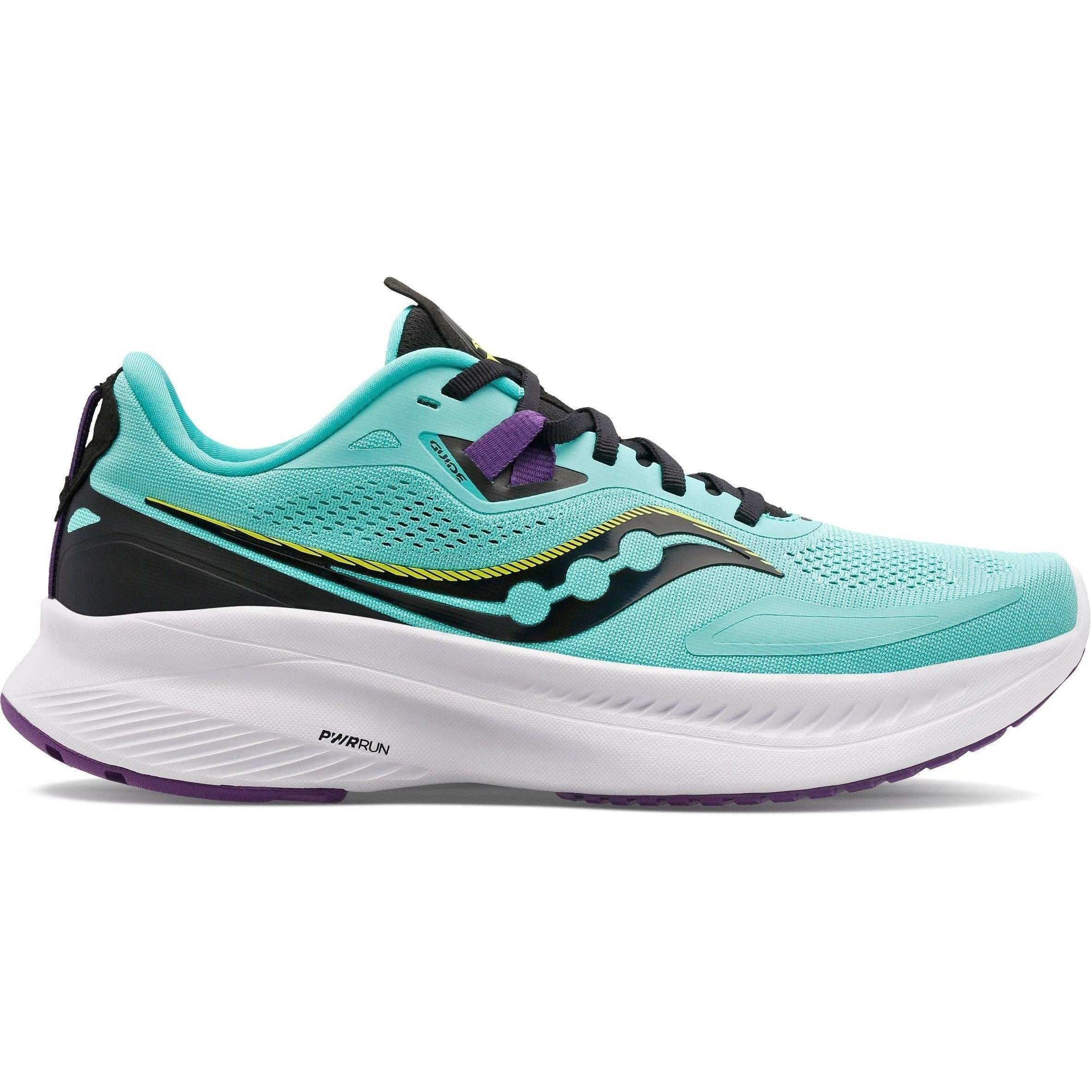 Women's Saucony Guide 15, Cool Mint/Acid, 10 B Medium