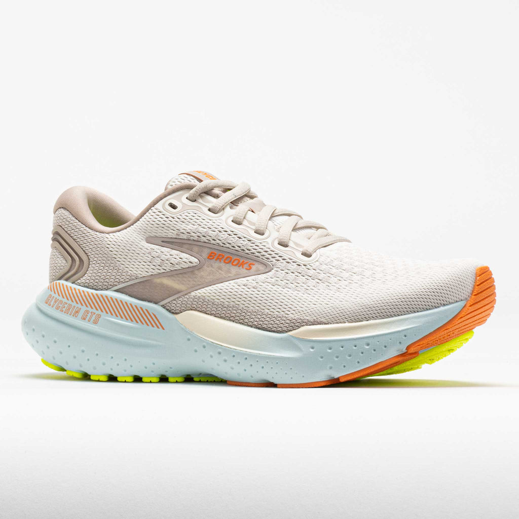 Brooks Glycerin GTS 21 Women's  Coconut/Aqua/Autumn Sunset