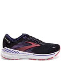 Women's Brooks Adrenaline GTS 22, Black/Purple/Coral, 9 D Wide