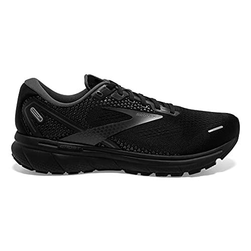 Men's Brooks Ghost 14, Black/Black/Ebony, 12.5 4E