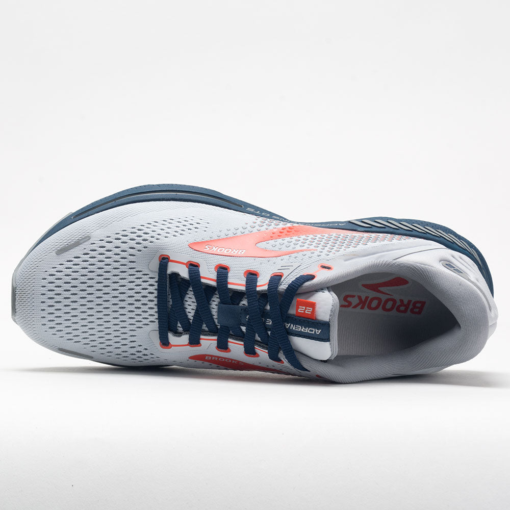 Brooks Adrenaline GTS 22 Men's  Arctic/Red/Titan