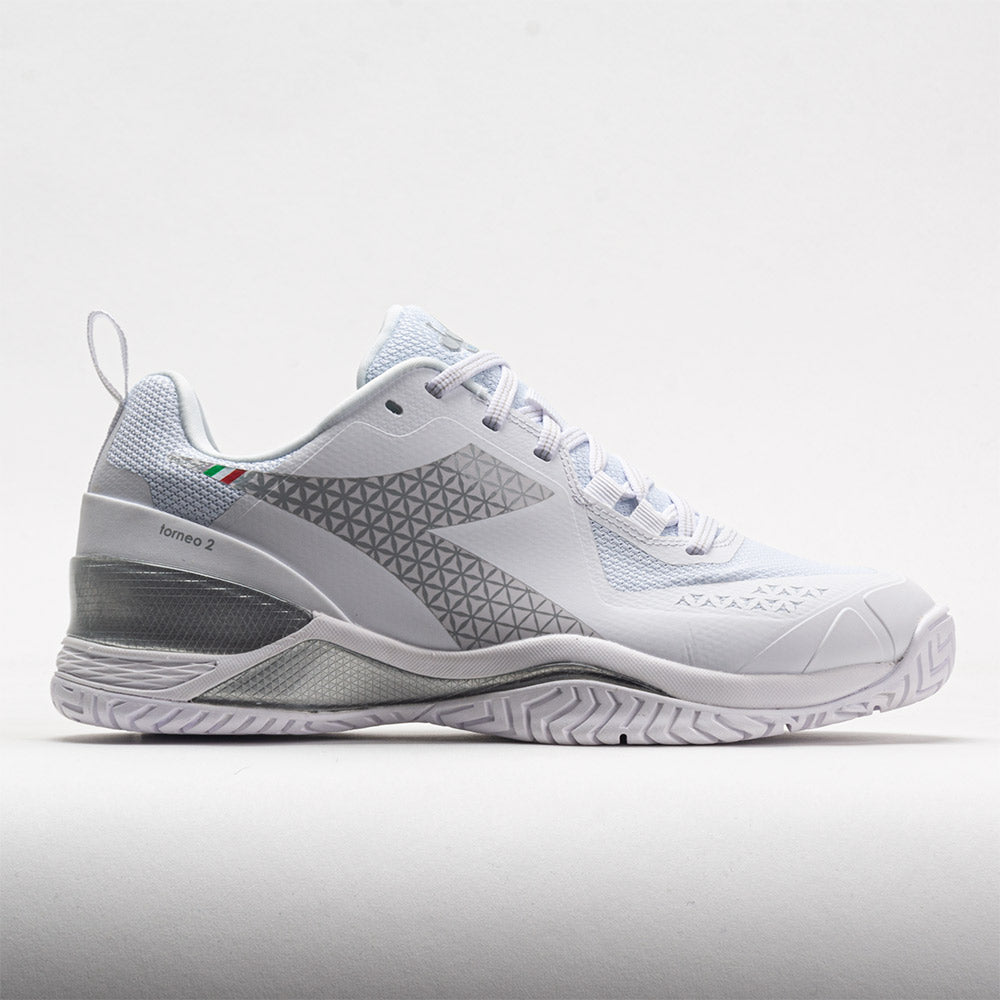 Diadora Blushield Torneo 2 AG Women's  White/White/White
