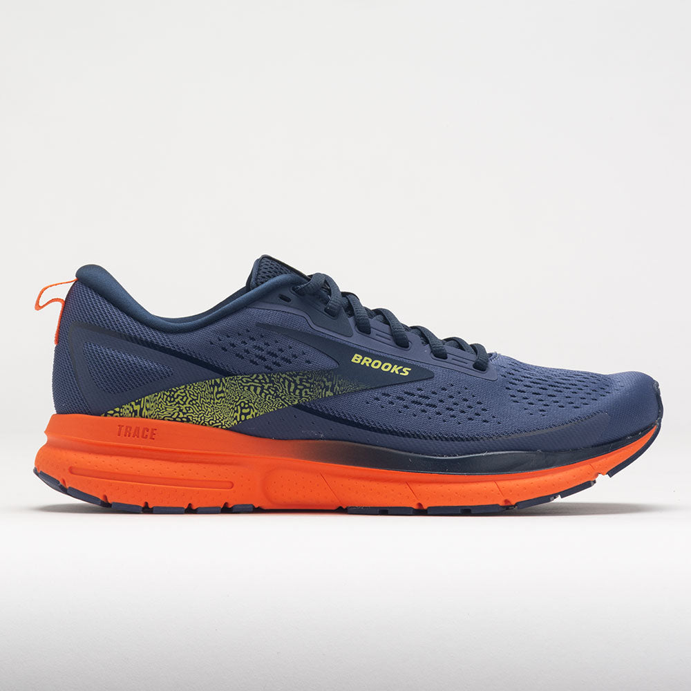 Brooks Trace 3 Men's  Iris/Red Orange/Sulphur