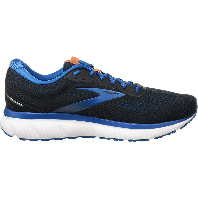 Men's Brooks Trace, Black/Vivid Blue/Persimmon Orange, 8 D Medium
