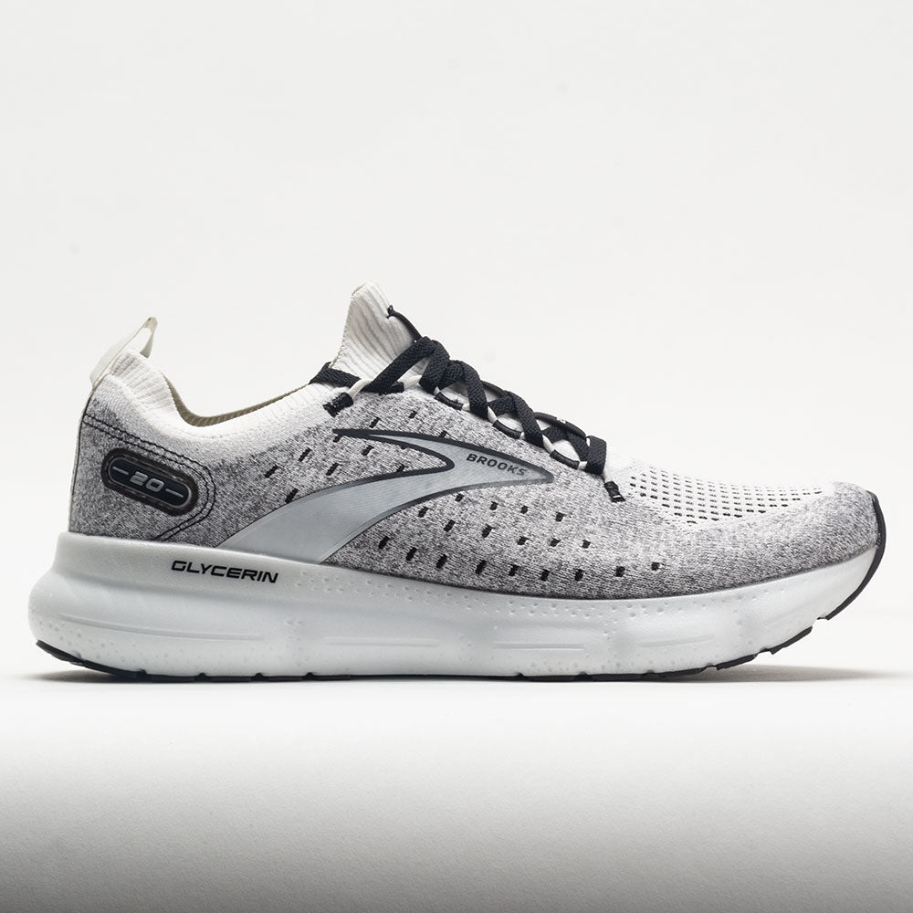 Brooks Glycerin StealthFit 20 Men's  White/Grey/Black