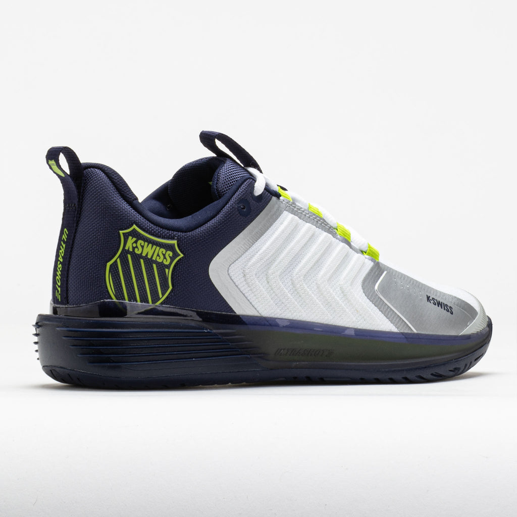 K-Swiss Ultrashot 3 Men's  White/Peacoat/Lime Green