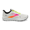 Men's Brooks Launch 9, White/Pink/Nightlife, 12 D Medium