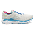 Women's Brooks Trace 2, White/Gray/Alaskan Blue, 6.5 B Medium