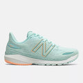 Women's New Balance Fresh Foam X 860v12, Pale Blue Chill/Light Mango, 6.5 D Wide