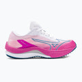 Women's Mizuno Wave Rebellion Flash, White/Silver, 9 B Medium
