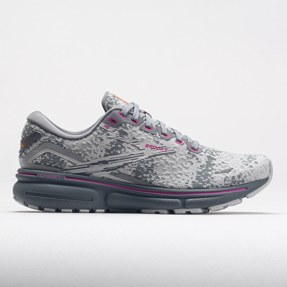 Brooks Ghost 15 Women's  White/Oyster/Oriole